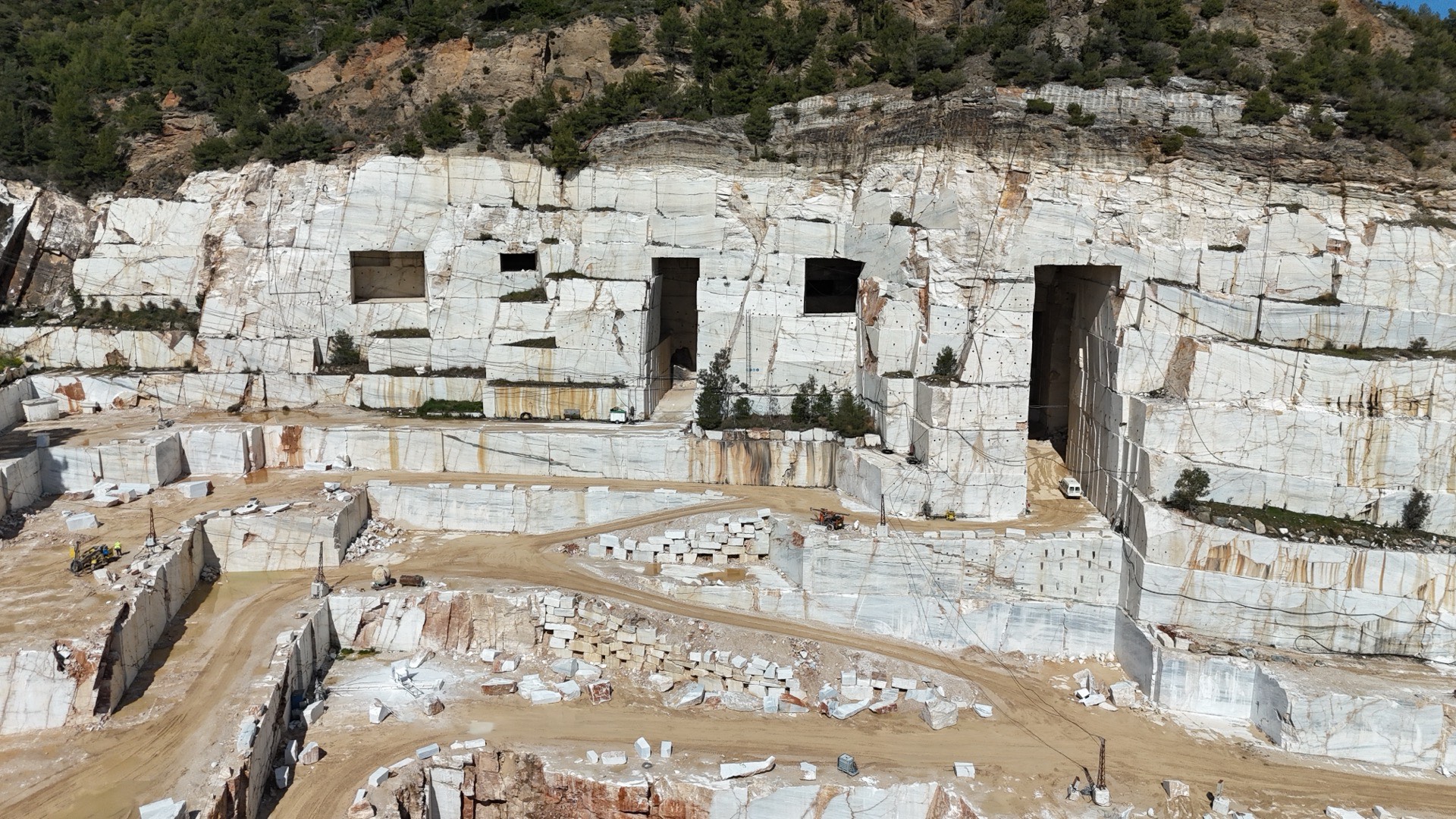 Dionysos Marble Quarry in Greece